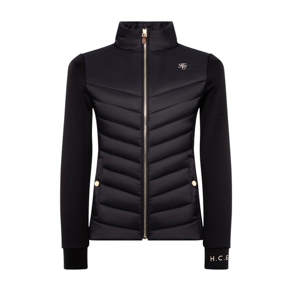 Holland Cooper Womens Black Hybrid Equestrian Jacket main image
