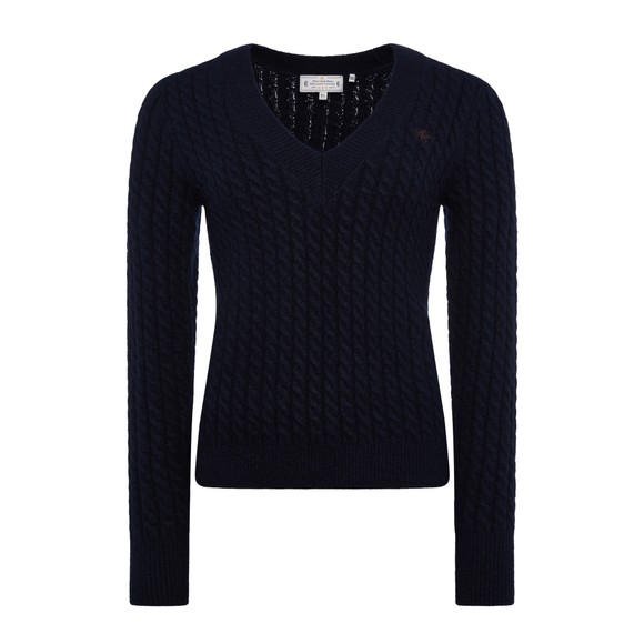Holland Cooper Womens Blue Polly Knit Jumper main image