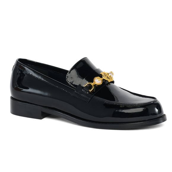 Holland Cooper Womens Black Regency Pearl Loafer main image