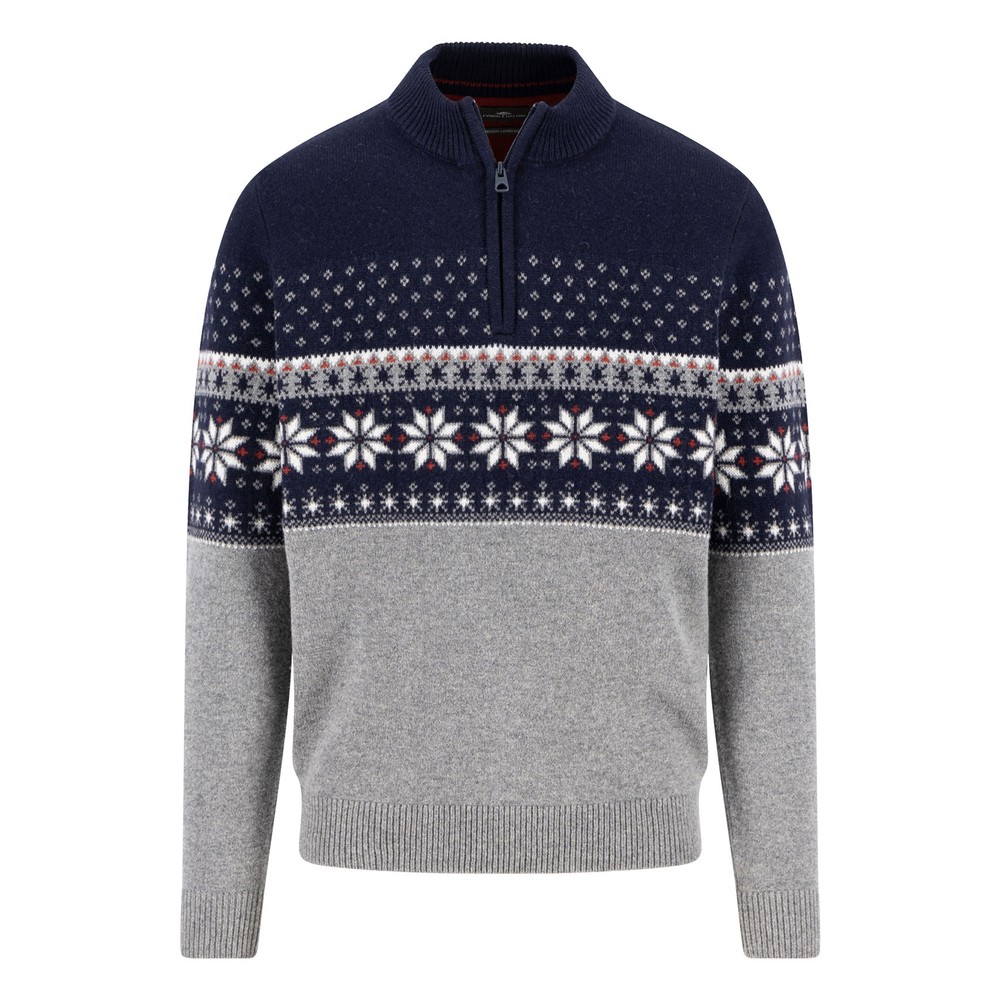 Troyer Lambswool Knitted 1/2 Zip Jumper