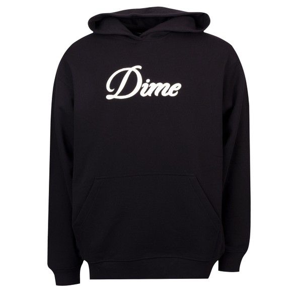 Dime Mens Black Cursive Hoody main image