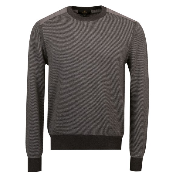 Belstaff Mens Grey Kerrigan Crew Jumper main image