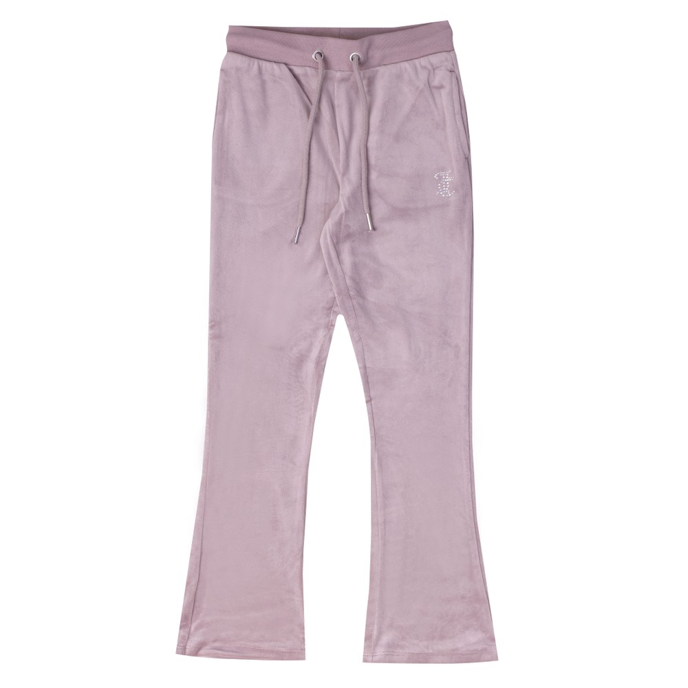 Diamante Velour Loose Jogger