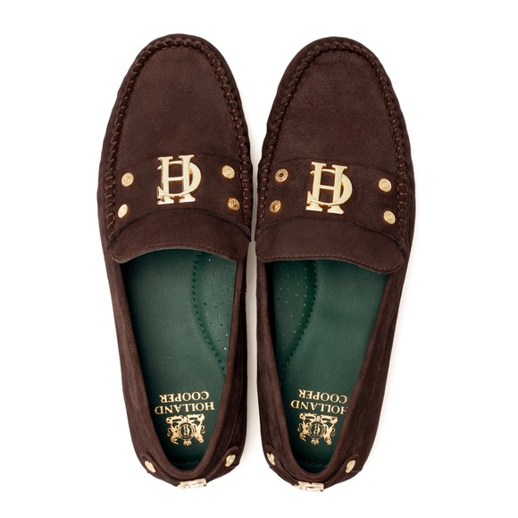 Holland Cooper Womens Brown The Driving Loafer main image