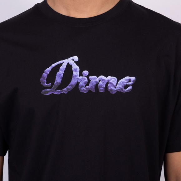 Dime Mens Black Cursive Cloud T Shirt main image
