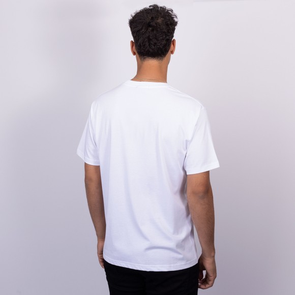 Dime Mens White Cursive Cloud T Shirt main image