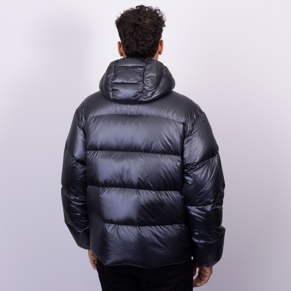 Deus Ex Machina Mens Black Shield Hooded Down Jacket main image
