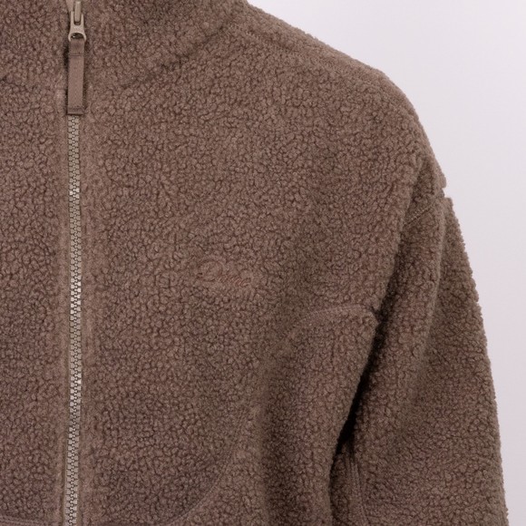 Dime Mens Brown Polar Fleece Sherpa Zip main image