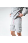 Reflect Mens Grey Woven Cargo Short