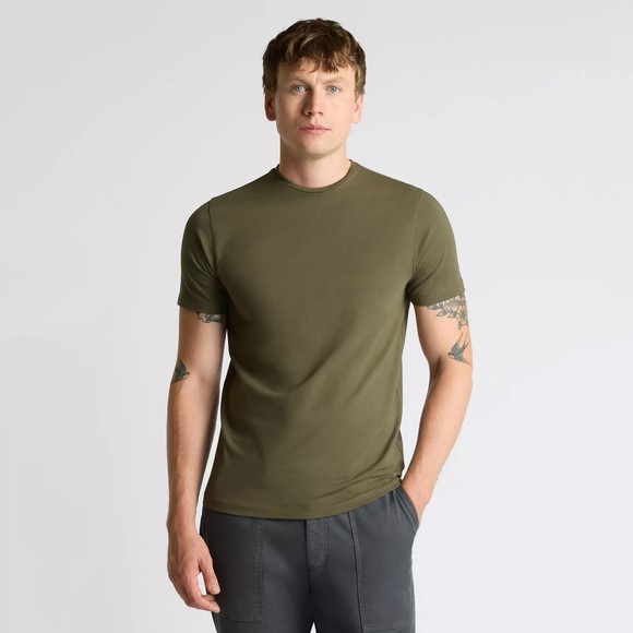 Remus Mens Green Plain T-Shirt main image