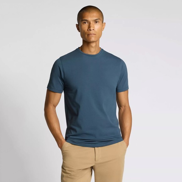 Remus Mens Blue Plain T-Shirt main image