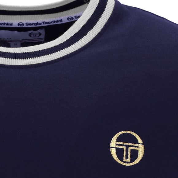 Sergio Tacchini Mens Blue Rainer T-Shirt main image