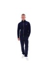 Sergio Tacchini Mens Blue Velour Track Top
