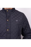 Crew Clothing Company Mens Blue Chapley Quilted Jacket