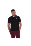 Fila Mens Black Classic Vintage Striped Polo Shirt