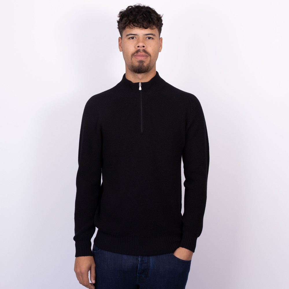 トップス Gran Sasso Gran Sasso Lupo Half Zip Jumper | Oxygen Clothing