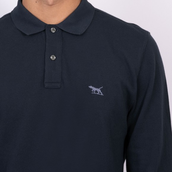 Rodd & Gunn Mens Blue The Long Sleeve Polo Shirt main image
