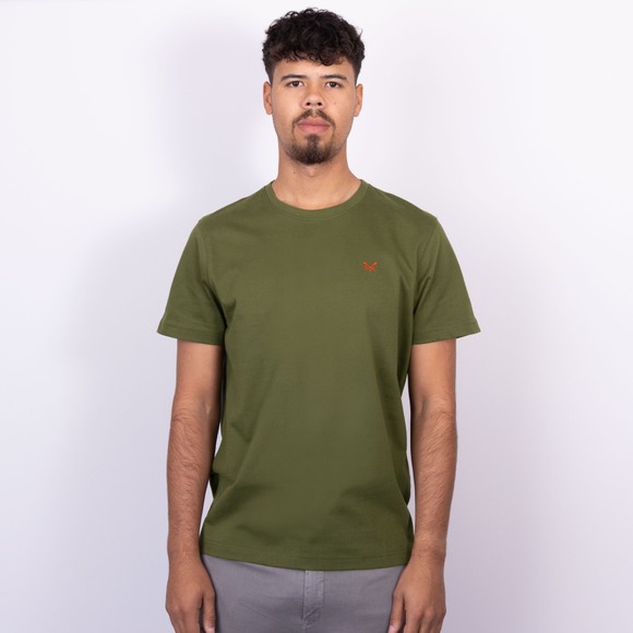 Crew Clothing Company Mens Green Classic T-Shirt main image