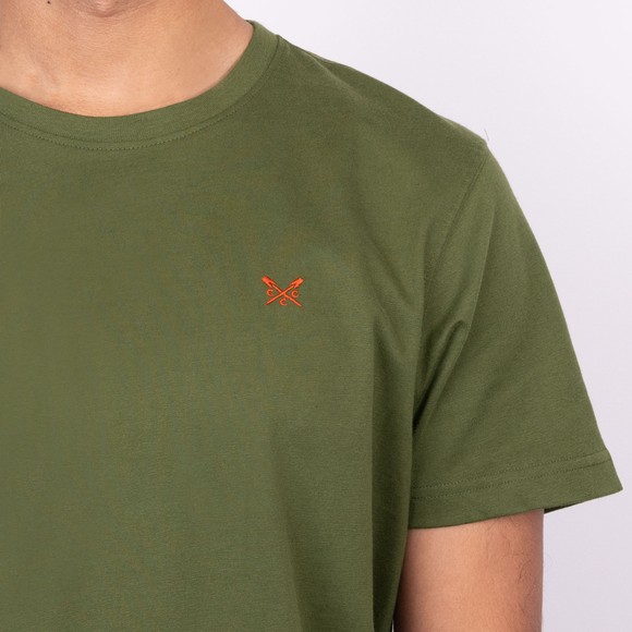 Crew Clothing Company Mens Green Classic T-Shirt main image