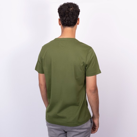 Crew Clothing Company Mens Green Classic T-Shirt main image