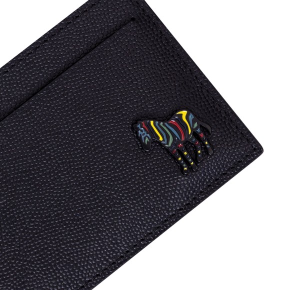 Paul Smith Mens Black Zebra Card Holder main image