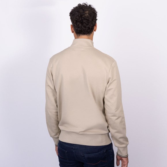 Fred Perry Mens Beige 1/2 Zip Sweatshirt main image