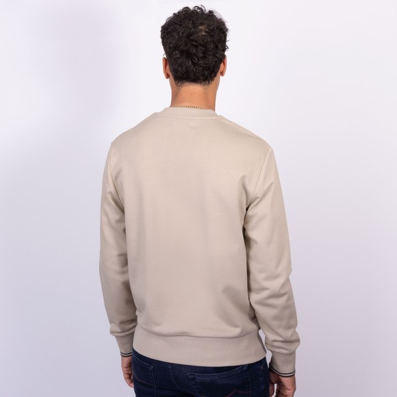 Fred Perry Mens Beige Crew Neck Sweatshirt main image