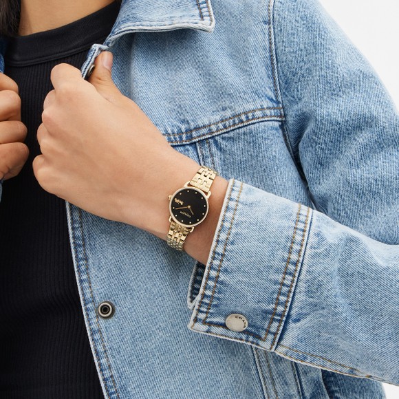 Coach Womens Black Elliot Watch #3
