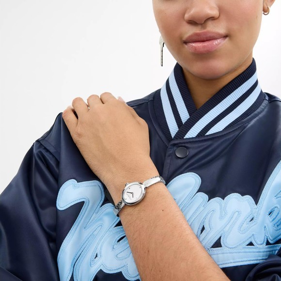 Coach Womens Grey Sammy Monogram Band Watch #3