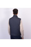 Crew Clothing Company Mens Blue Corleigh Quilted Gilet