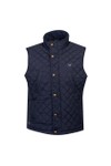 Crew Clothing Company Mens Blue Corleigh Quilted Gilet