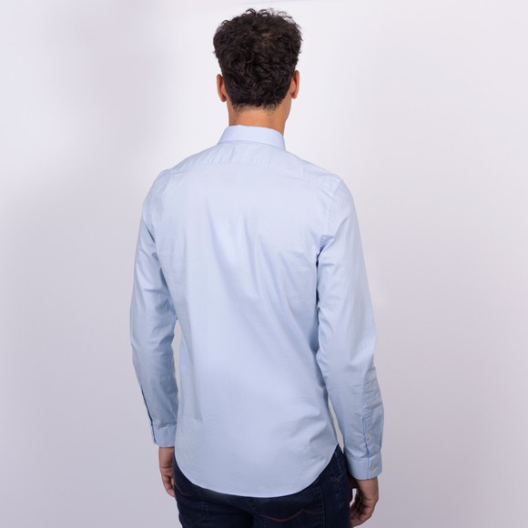 PS Paul Smith Mens Blue Embroidered Zebra Shirt #4