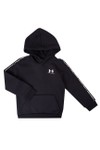 Under Armour Boys Black Icon Fleece Taping Hoodie
