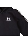 Under Armour Boys Black Icon Fleece Taping Hoodie