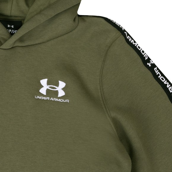 Under Armour Boys Green Icon Fleece Taping Hoodie main image