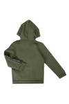 Under Armour Boys Green Icon Fleece Taping Hoodie