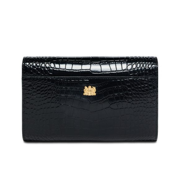 Holland Cooper Womens Black Abbot Clutch Bag main image