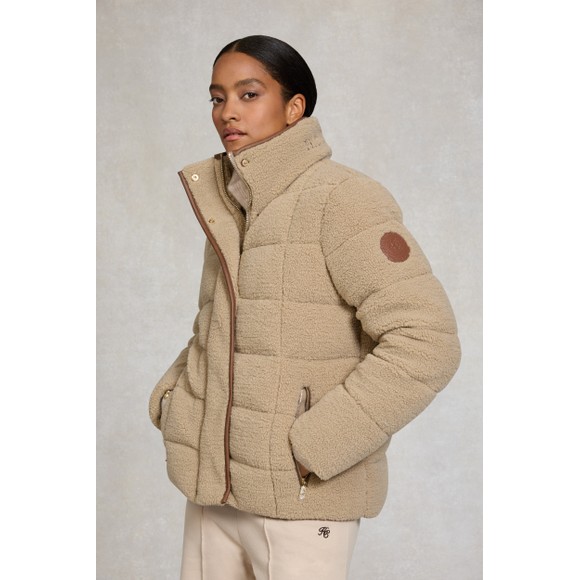 Holland Cooper Womens Off-White Crawford Padded Jacket #4