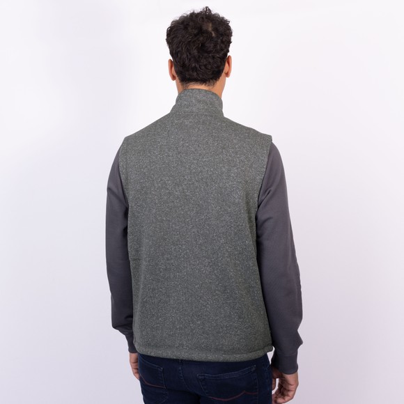 Polo Ralph Lauren Mens Grey Brushed Fleece Mockneck Vest #4