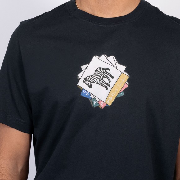 PS Paul Smith Mens Blue Sticky Note Print T-Shirt #3