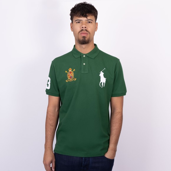 Polo Ralph Lauren Mens Green 20th Anniversary Polo Shirt main image