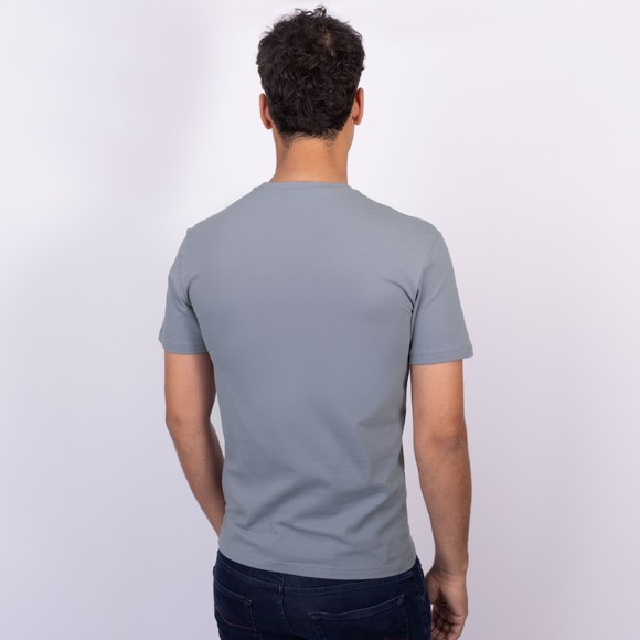 Emporio Armani Mens Blue Stretch Pique T Shirt #4