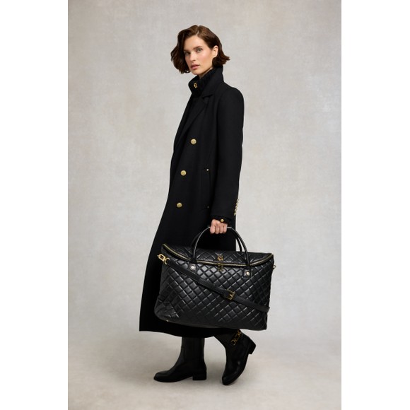 Holland Cooper Womens Black Knightsbridge Travel Bag main image