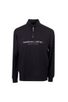Marshall Artist Mens Black Microsphere 1/4 Zip Sweatshirt