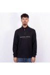 Marshall Artist Mens Black Microsphere 1/4 Zip Sweatshirt