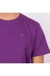 Crew Clothing Company Mens Purple Classic T-Shirt