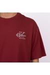 Calvin Klein Jeans Mens Red Micro Monologo T-Shirt