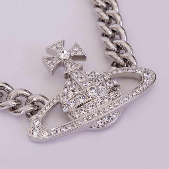 Vivienne Westwood Womens Silver Neysa Chain Necklace main image