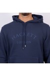 Hackett Mens Blue Heritage Essential Hoody