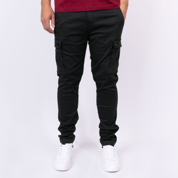 Replay Mens Black Jaan Cargo Trouser